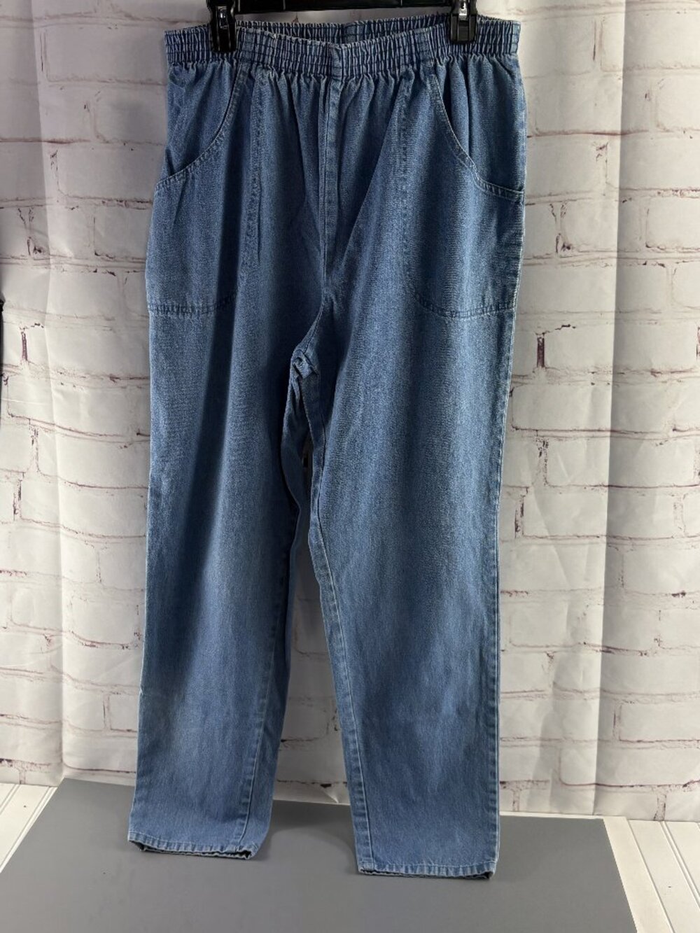 Cascade Blues Women's Stonewash Mom Jeans 16 Average  Vintage